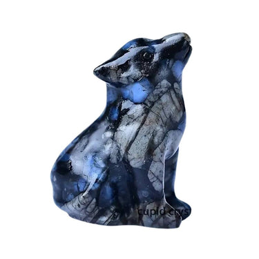 Wolf Miniature Crystal Figurine